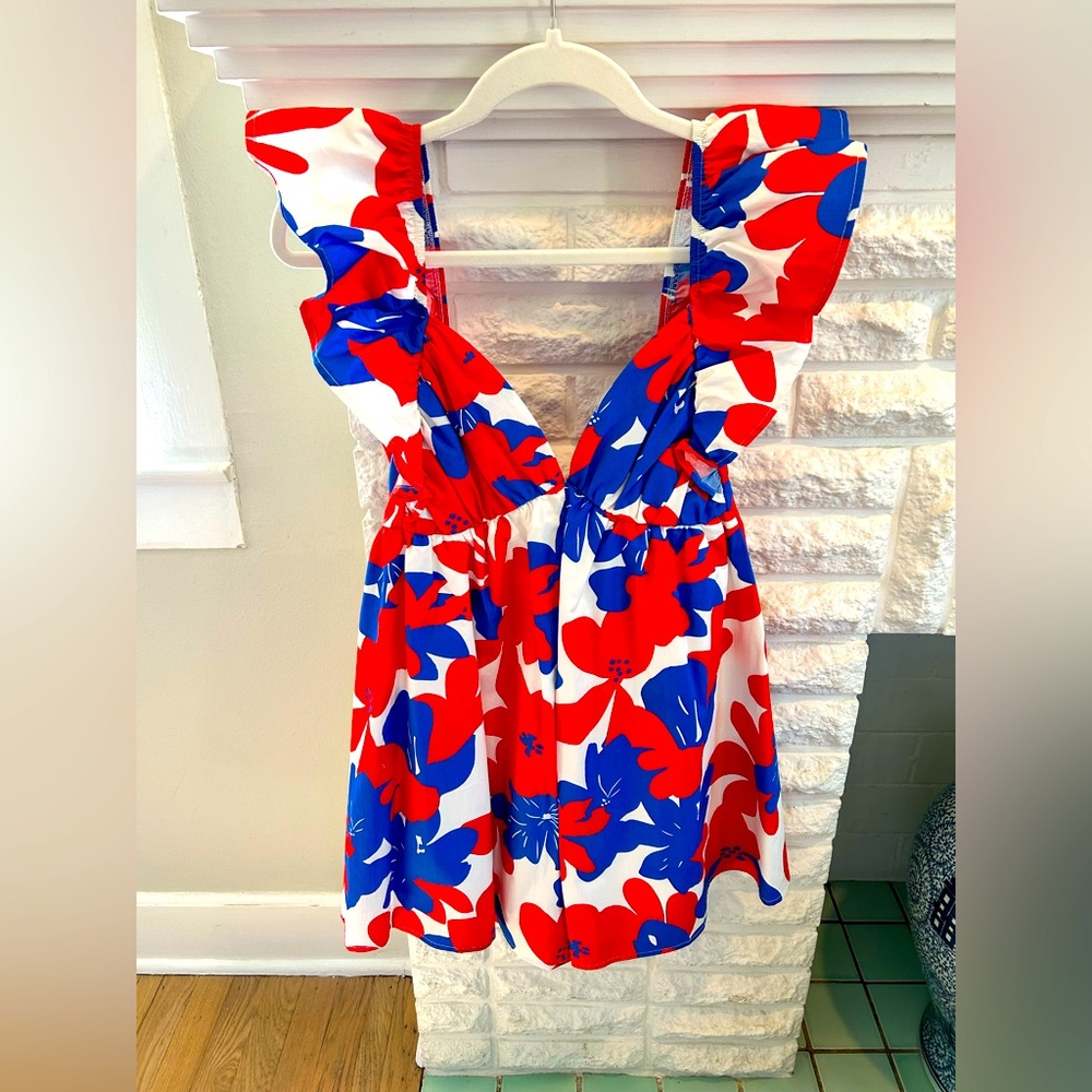 Red White Blue Romper